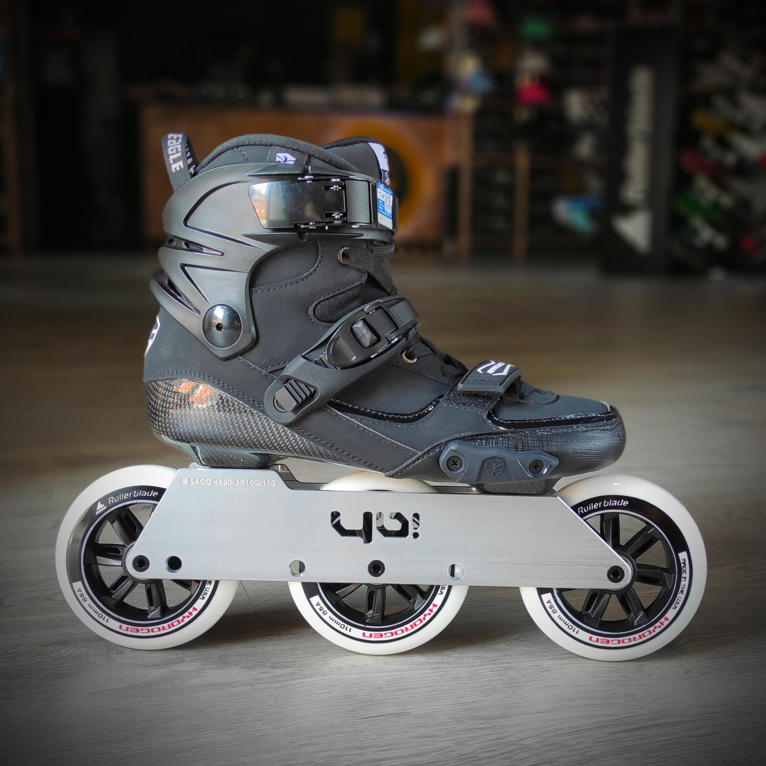 Outdoor & Indoor Fitness Rollerblades with High-Performance Wheels for Adults & Teen MAXFREE Adjustable Inline Skates 